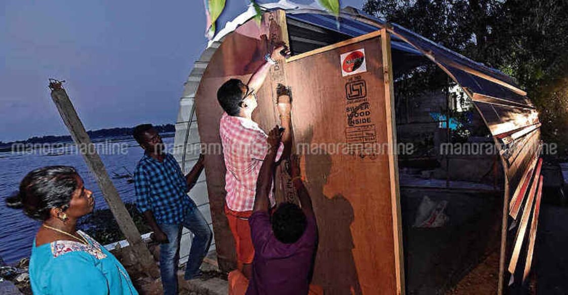 A prefab home in three hours at Rs 25,000 for flood victims