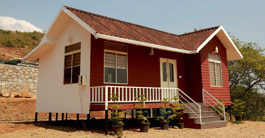 This model house at Attappady was built within 10 days on a budget of Rs 5 lakh