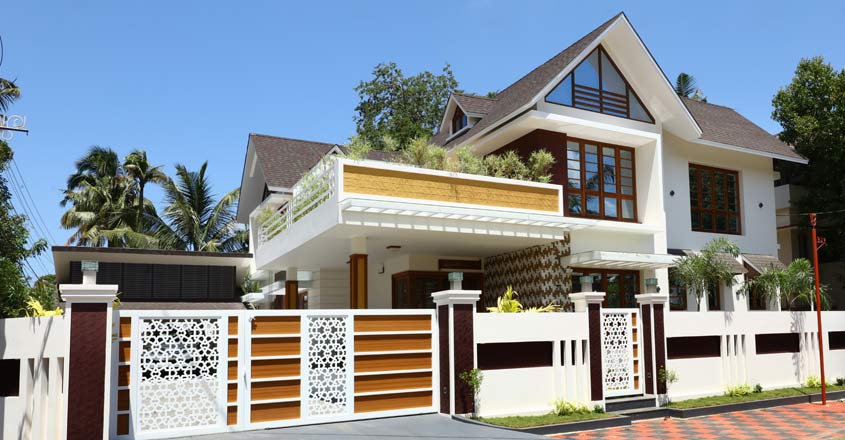 Classy Contemporary This Kochi House Is A Design Magic Lifestyle Decor English Manorama House wall designs images parapet wall designs google search house. kochi house is a design magic