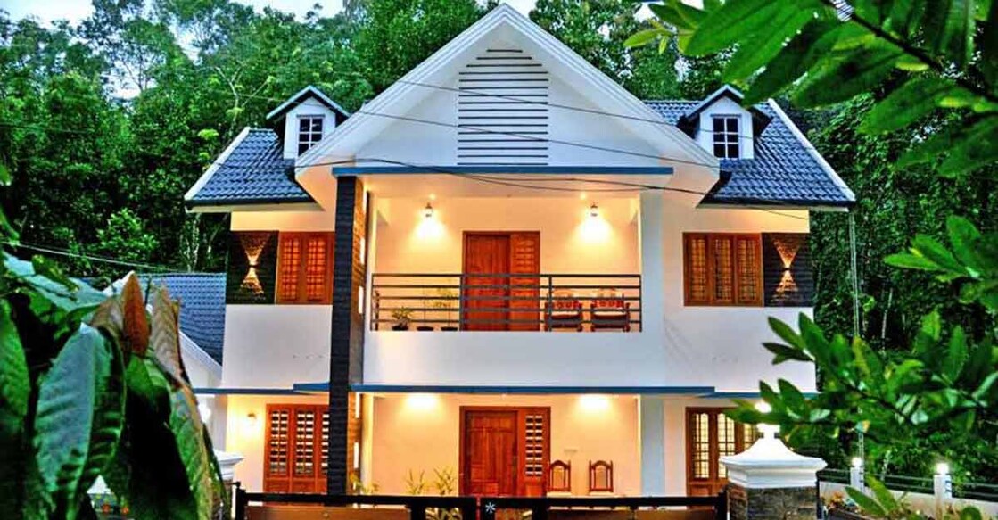 NRI's dream home in Kottayam blends modern and traditional Kerala styles