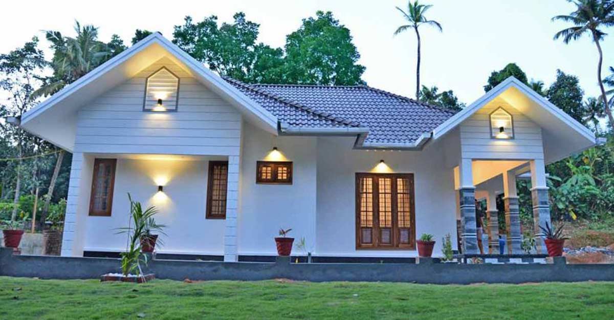 Chic Single Y House In Kottayam, Beautiful House Plans With Photos In Kerala