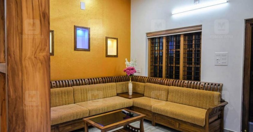 Esta casa de Kottayam se destaca por su impresionante diseño de espacio eficiente y decoración de estilo de vida.