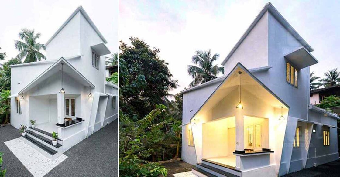 Both inner and outer walls of the house don the serene charm of the white hue.