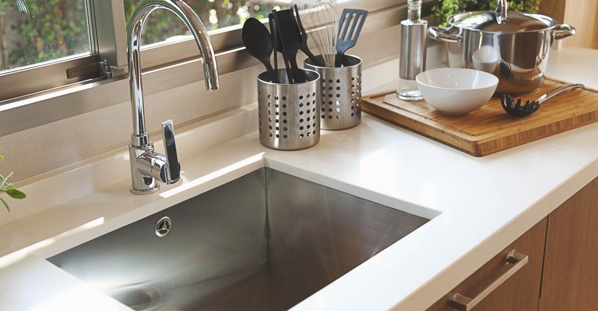 How to clean kitchen sink deals