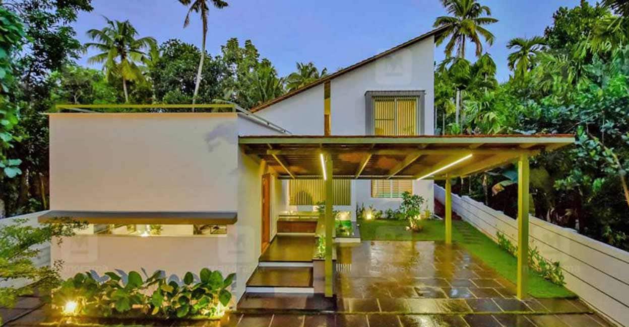 Simple yet beautiful, this unique Thrissur house is a head turner