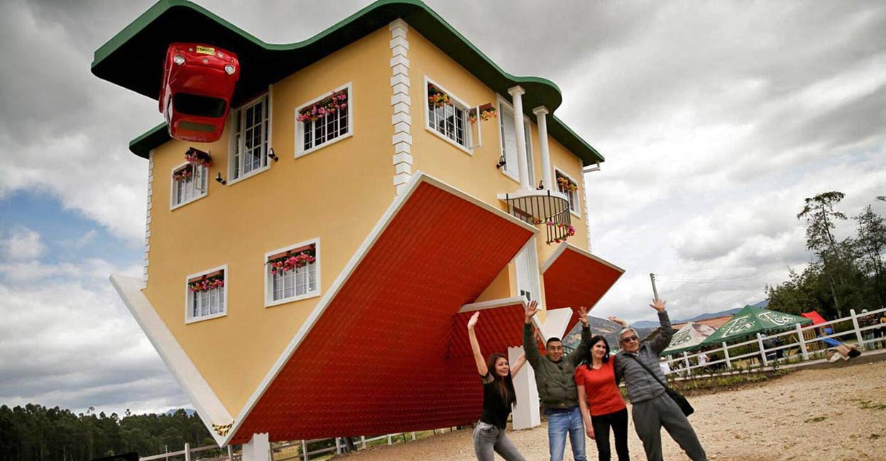 Here's why the world applauds the upside - down house in Colombia