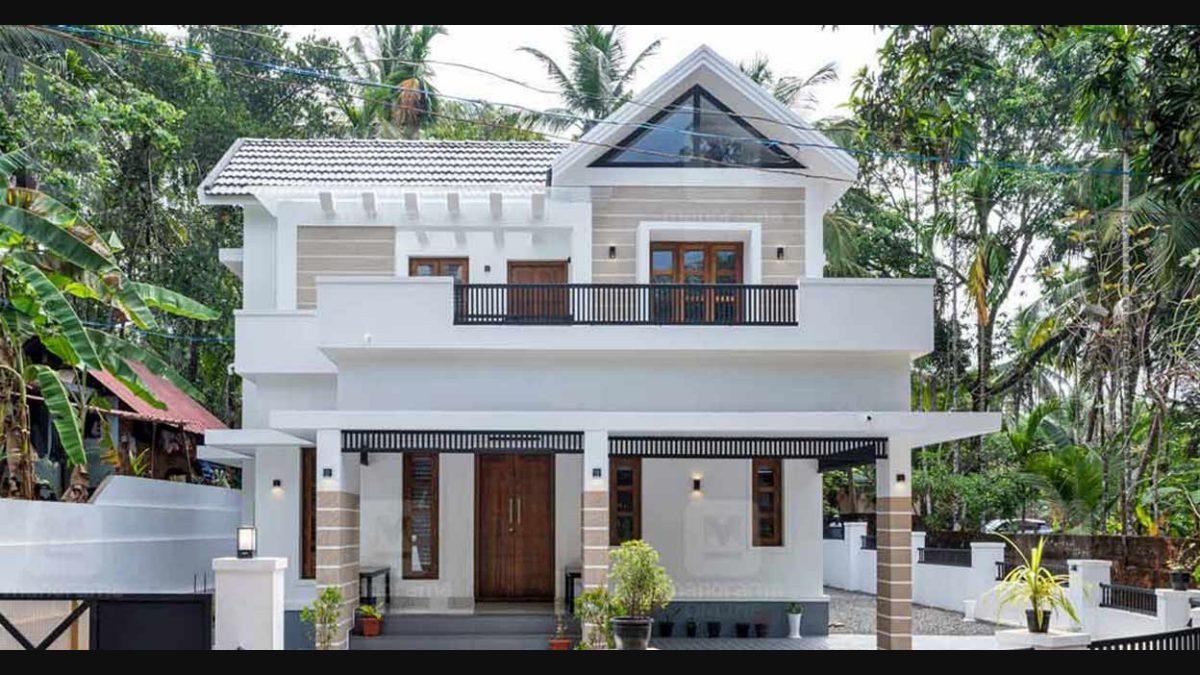 Chic and space efficient, this cost effective Koyilandi house is ...