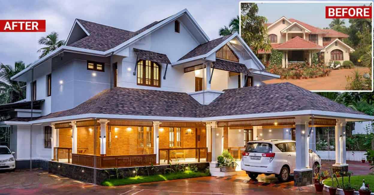 Vadakara house Vadakara house before and after