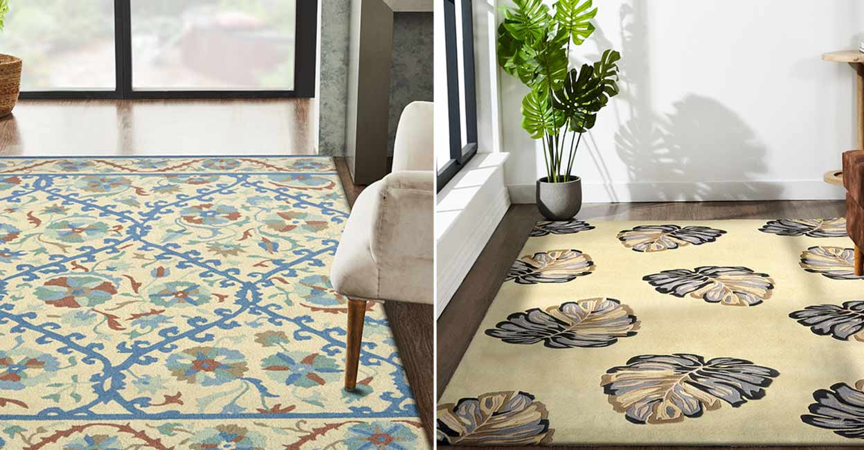 rug Selecting the rug colour. Photo: IANS