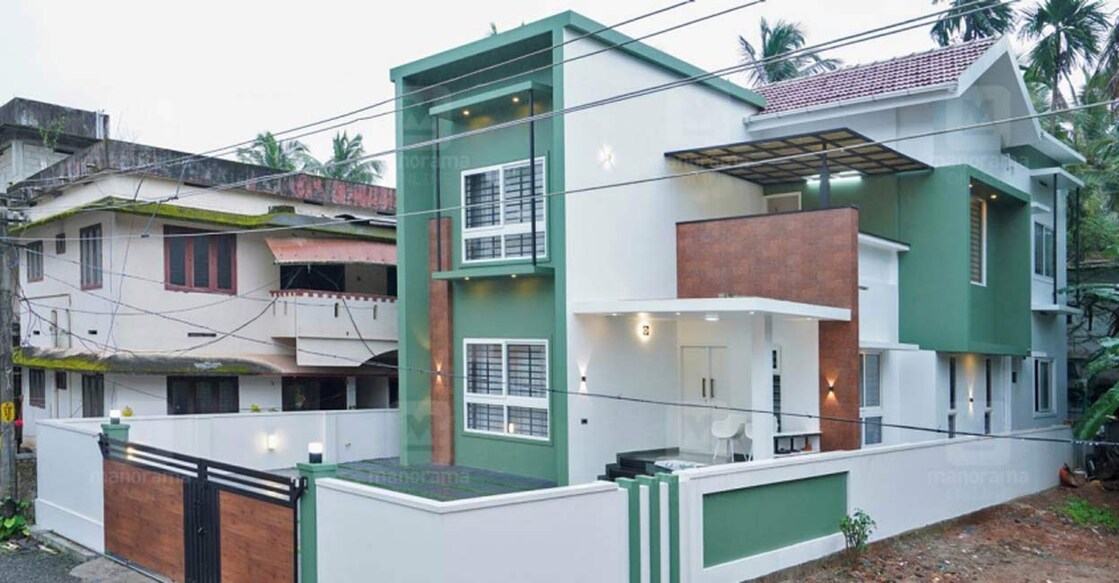 Feroke house The interiors have been embellished with beautiful furnishings, which exude positive vibes.
