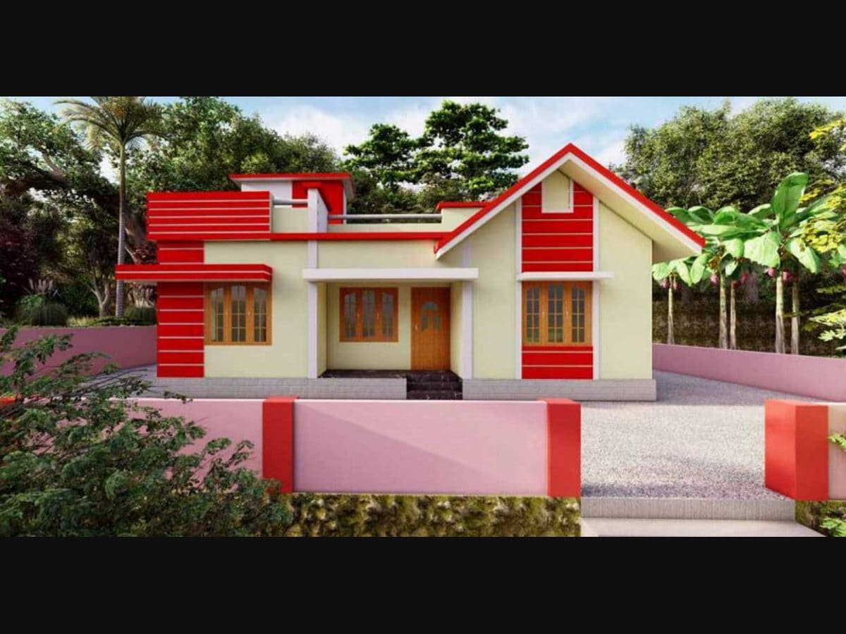 kerala house front elevation models