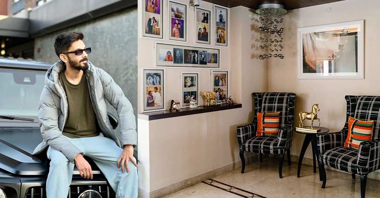 anirudh-chandar-house-c Being a Thalaivar fan, one will see a lot of photos featuring Anirudh with Rajinikant. Image courtesy: Instagram