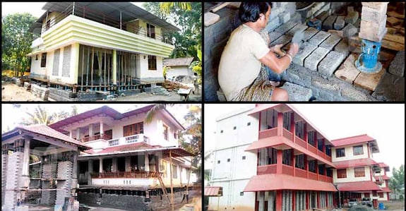 house-lifting-technique-c Usually, people resort to house lifting when the foundation has become weak or if the house is below the road level. Photo: Special arrangement