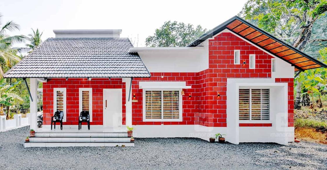Kozhikode house Among the many factors that helped in reducing the expenses, limiting the use of timber played a major role. Photo: Akhil Komachy