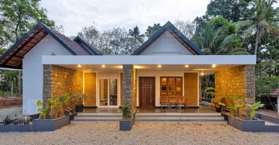 kerala traditional single storey houses