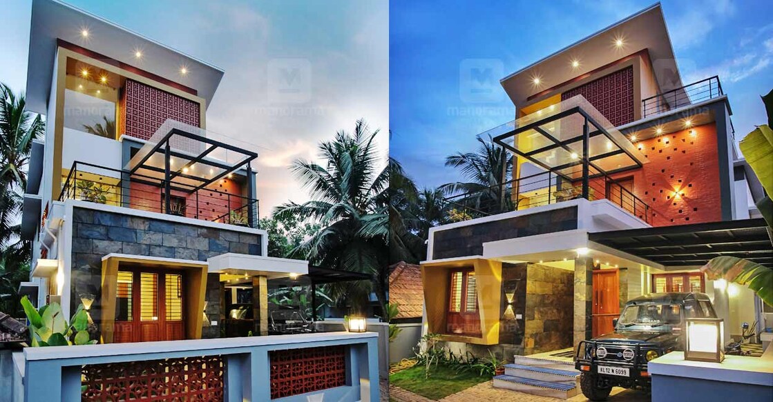 The elevation features a flat box style to suit the layout of the rectangular plot. Photo: Special arrangement