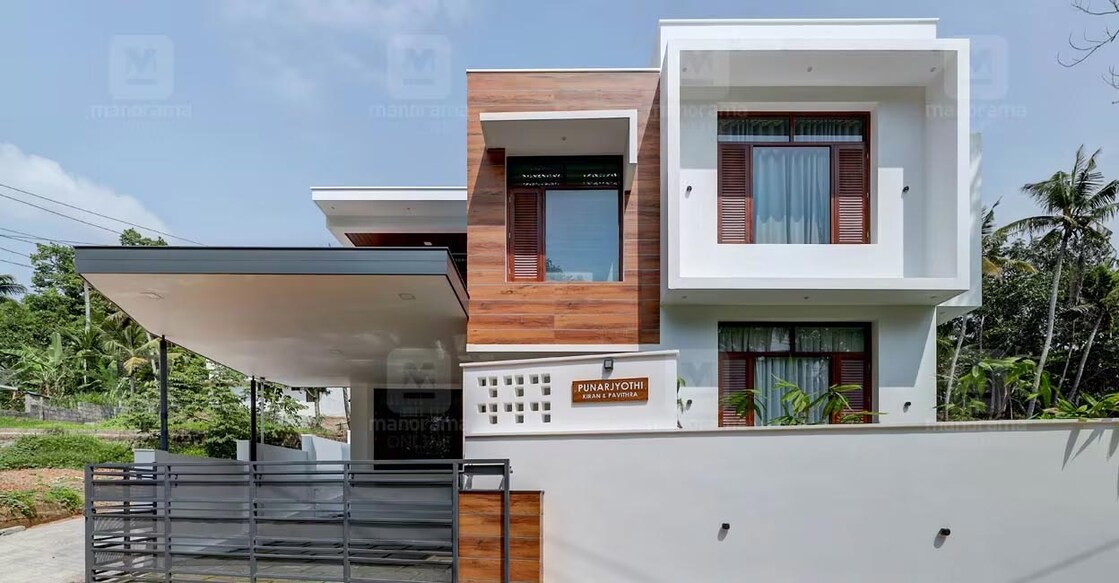 The elevation features a flat box style which is perfect for a small plot. Photo: Special arrangement