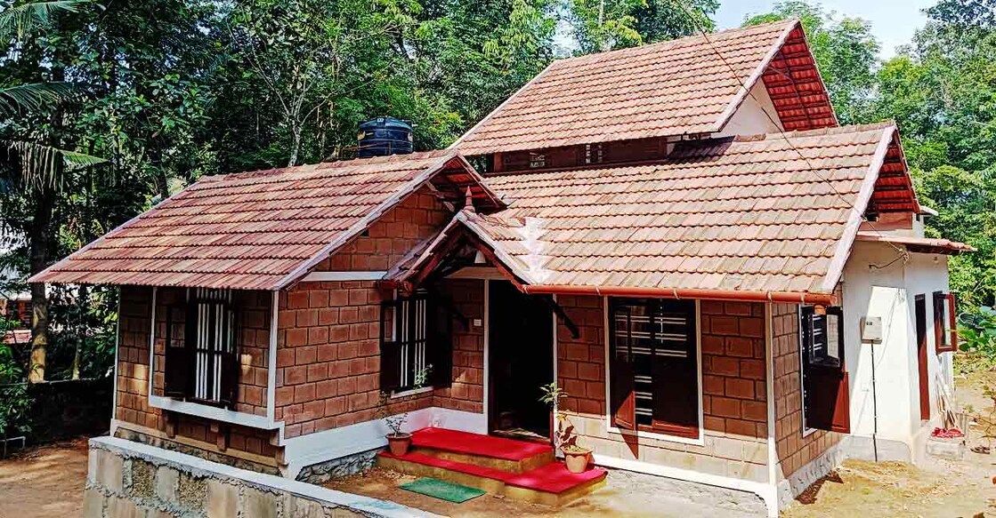 The construction of the house was completed in under four months. Photo: Special arrangement