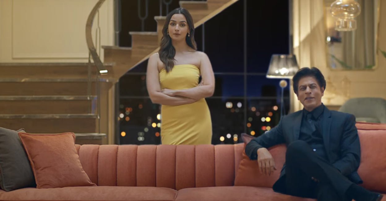 alia-shah-rukh-c Actors Alia Bhatt and Shah Rukh Khan. Photo: YouTube screen grab