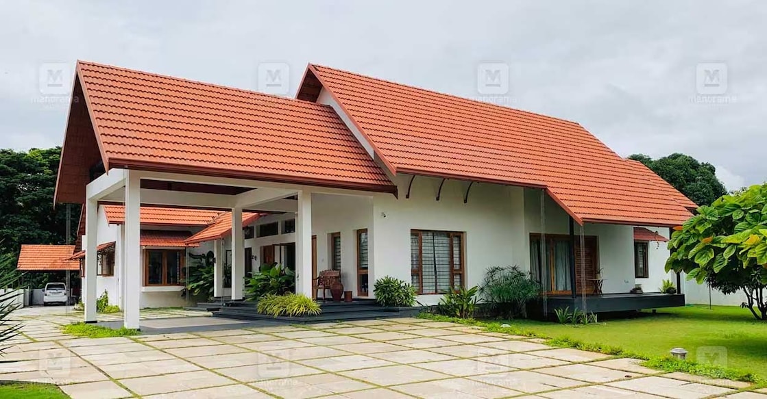 The GI trussed roof tiles ensured traditional charm to the house. Photo: Special arrangement
