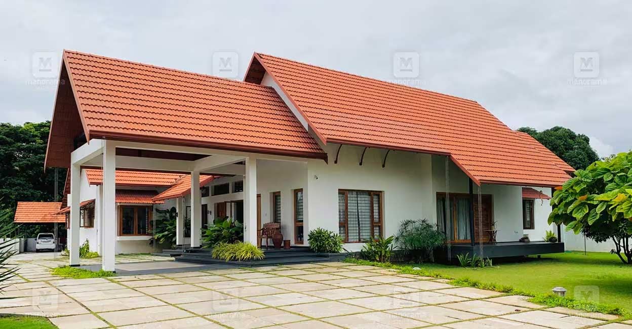 The GI trussed roof tiles ensured traditional charm to the house. Photo: Special arrangement