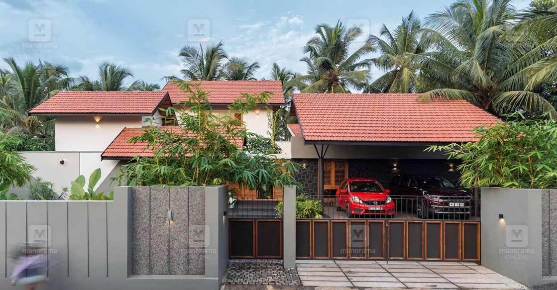 The tiled sloping roof is perfect for Kerala weather. Photo: Special arrangement