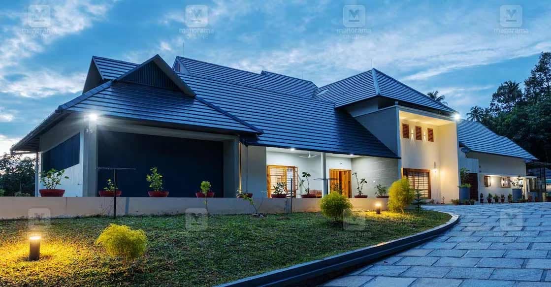 The sloped roof in multiple layers perfectly fit the tropical climate of Kerala. Photo: Special arrangement