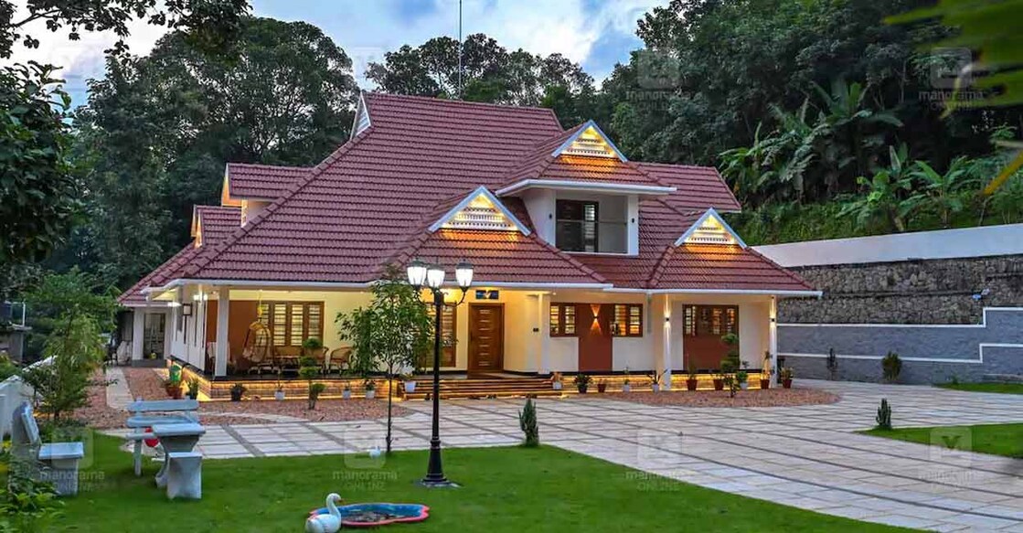 The beautiful house that looks like a two-storey structure from the outside sprawls in 3300 sqft with all modern amenities. Photo: Special arrangement