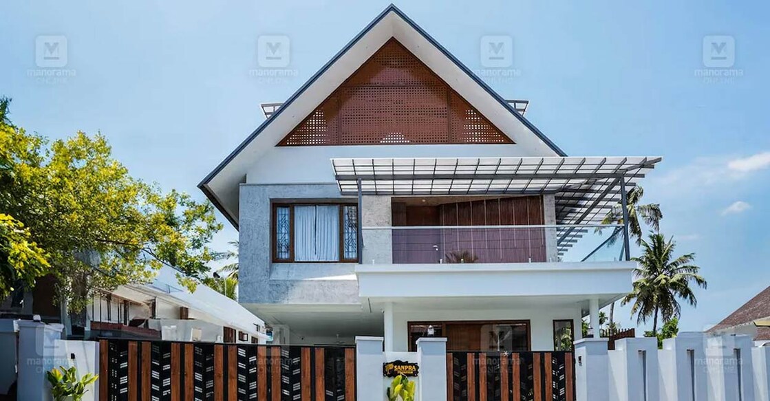 This fusion house in Thrippunithura makes the family super happy and satisfied. Photo: Special 