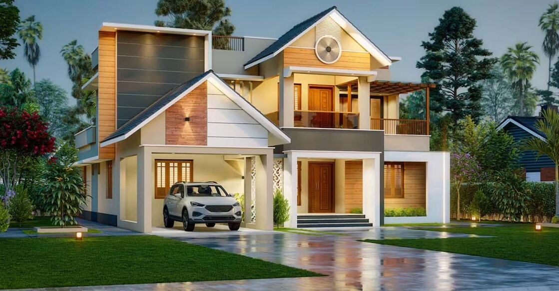 To reduce the expenses, natural garden grass could be grown instead of paving expensive pebbles. Photo: Liya Graphics/Shutterstock