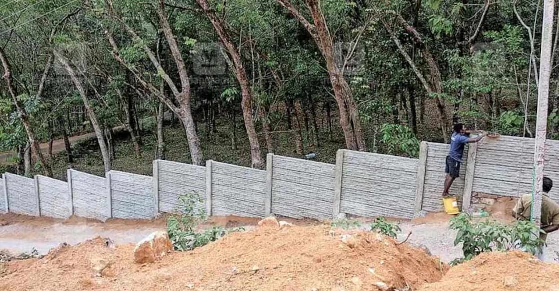 boundary-wall-c Construction of boundary walls is always tedious and time-consuming. Photo: Manorama