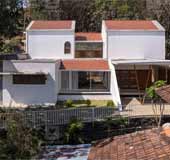 malappuram-house-1-c The distinctive shape of the elevation is what makes this contemporary abode stand apart. Photo: Special arrangement