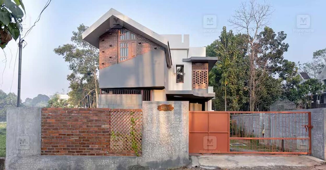 kakkanad-house-01-c The timeless charm of traditional architecture merges with the chic elegance of contemporary style in this house. Photo: Special arrangement