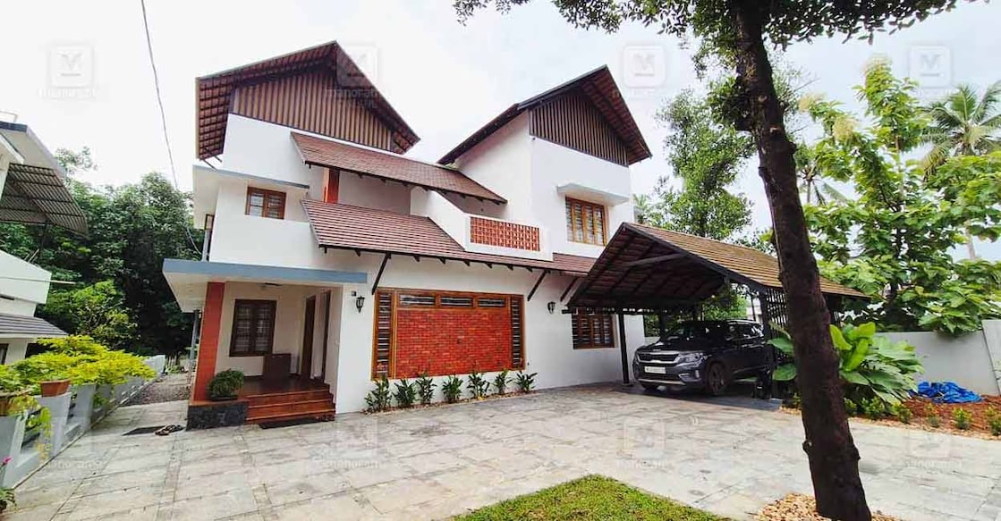 The roof of the house is covered with clay tiles imported from Spain. Photo: Special arrangement