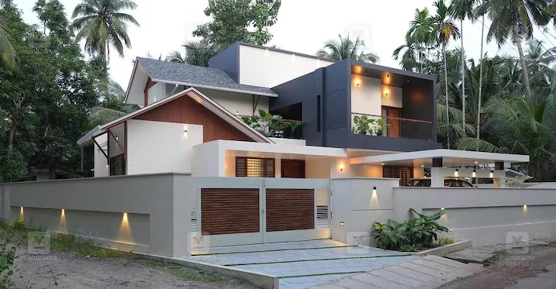 Apart from a box-style roof, the structure also features slopped roof in multiple layers. Photo: Special arrangement