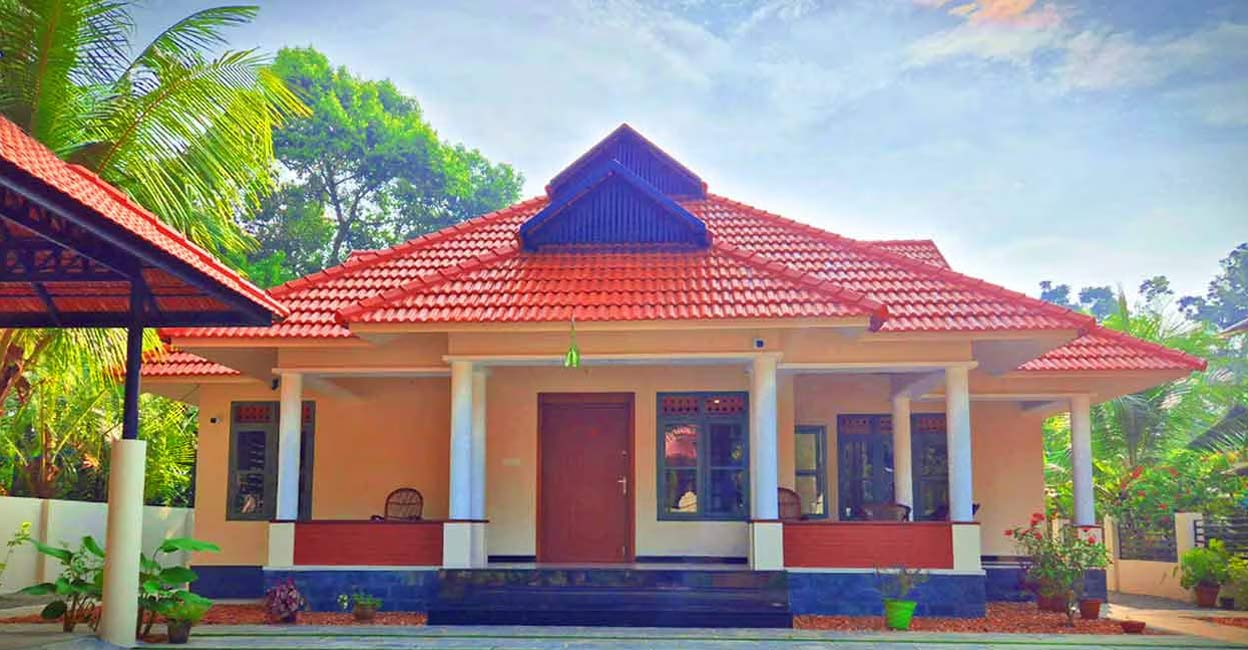 mavelikkara-house-1-c The front yard is paved with Bangalore stones and grass in alternate layers. Photo: Special arrangement