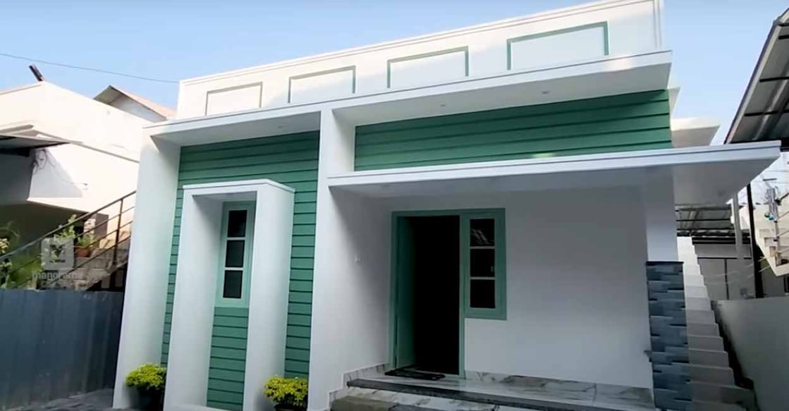 nettor-house-01-c The elevation features the flat – box style. Photo: Ajith