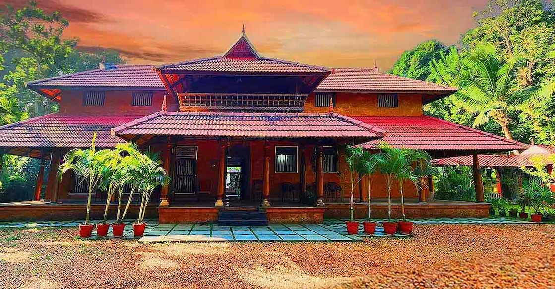 The pillars, doors, windows, and cupboards in this house are all 75 to 150 years old. Photo: Ajith