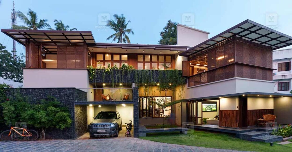 The elevation features chic contemporary style without any overdose of hues or textures. Photo: Special arrangement