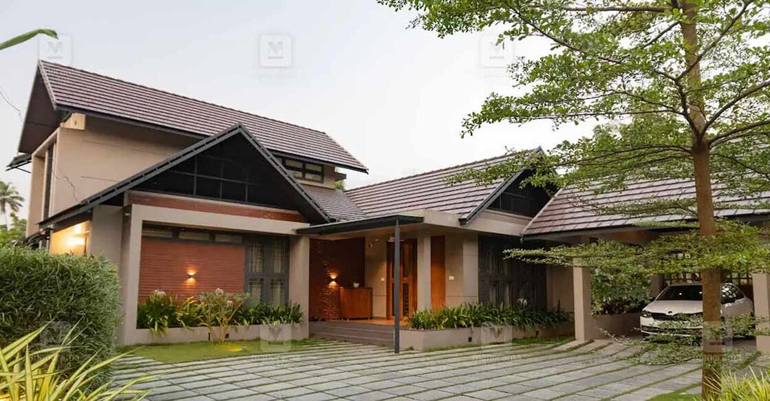 The landscape decorated with tandoor stones and beautiful gardens perfectly complement the fabulous elevation of the house. Photo: Special arrangement