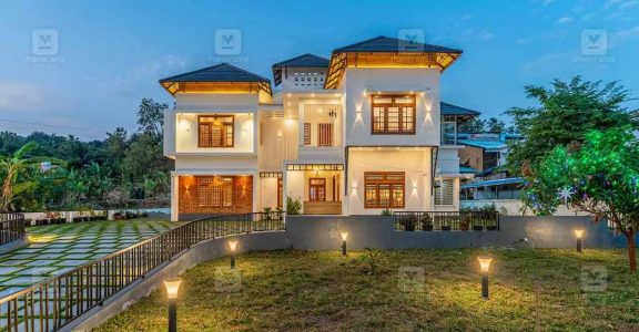 This house in Vadakkancherry exudes luxe, resort-like vibes