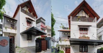 Celebrating colours of joy, this Kochi house on small plot is a design marvel