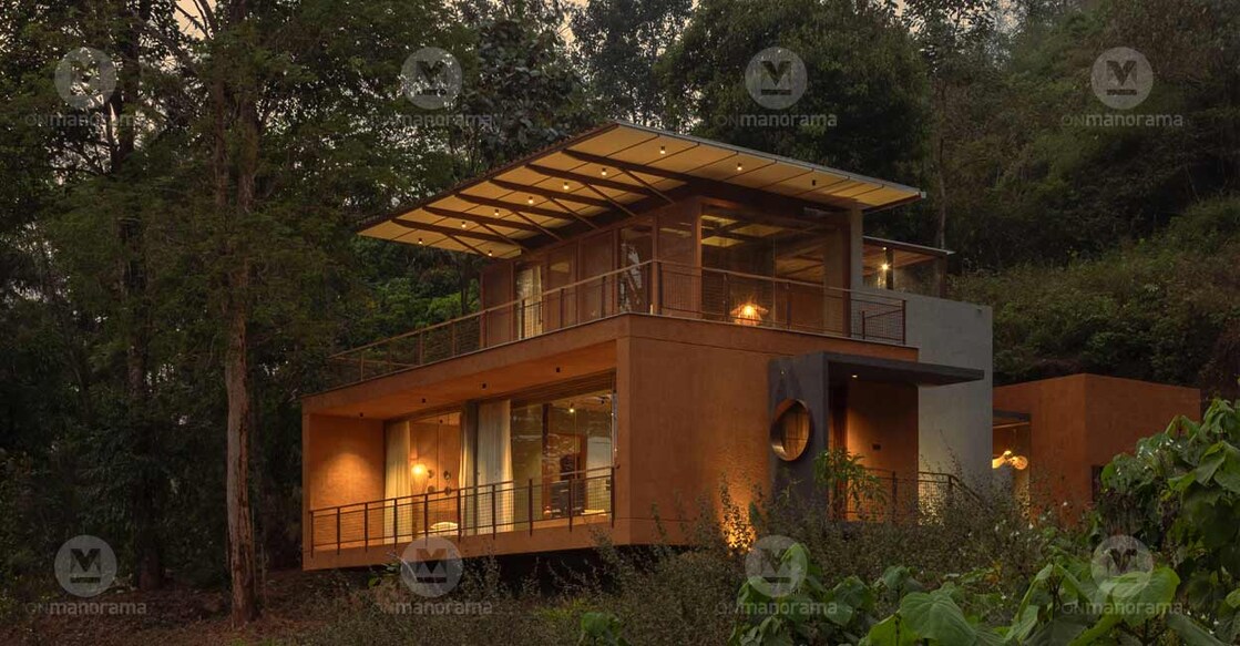 Sandwich panels have been used on the roof to reduce the heat inside the house. Photo: Special arrangement