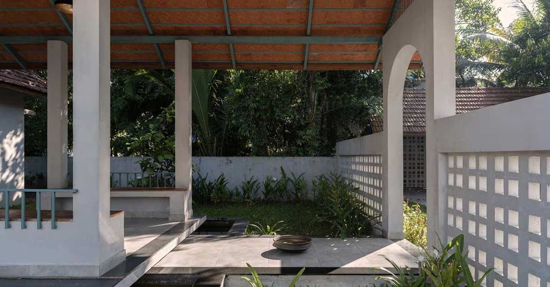 The tranquil surroundings and the serene nature blend well with the majestic designer elements of this house. Photo: Special arrangement