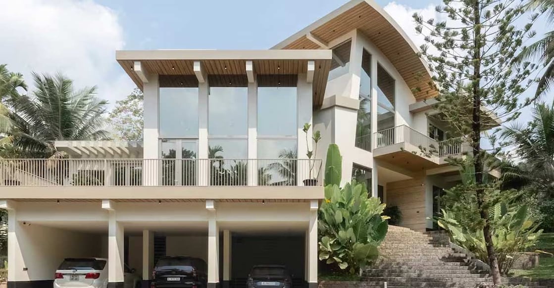 The elevation of this mansion is so grand that it could give a luxury resort a run for its money. Photo: Special arrangement