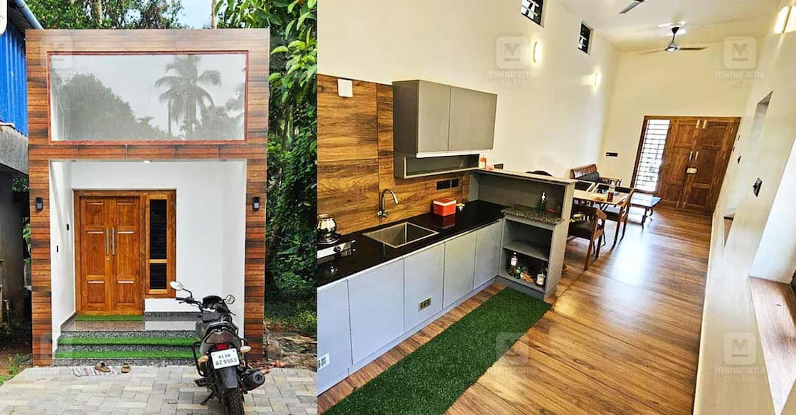 Cement blocks have been used for walls to save space. Photo: Special arrangement