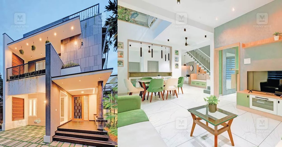 thrippunithura-house-c-01 The compact home maximizes space and features a beautiful English-style interior. Photo: Special arrangement