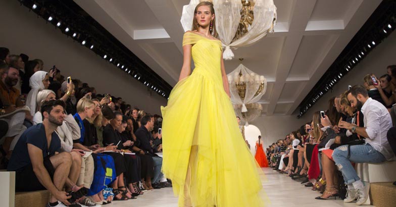 Lauren Ralph Lauren SLEEVELESS DAY DRESS - Jersey dress - yellow -  Zalando.ie