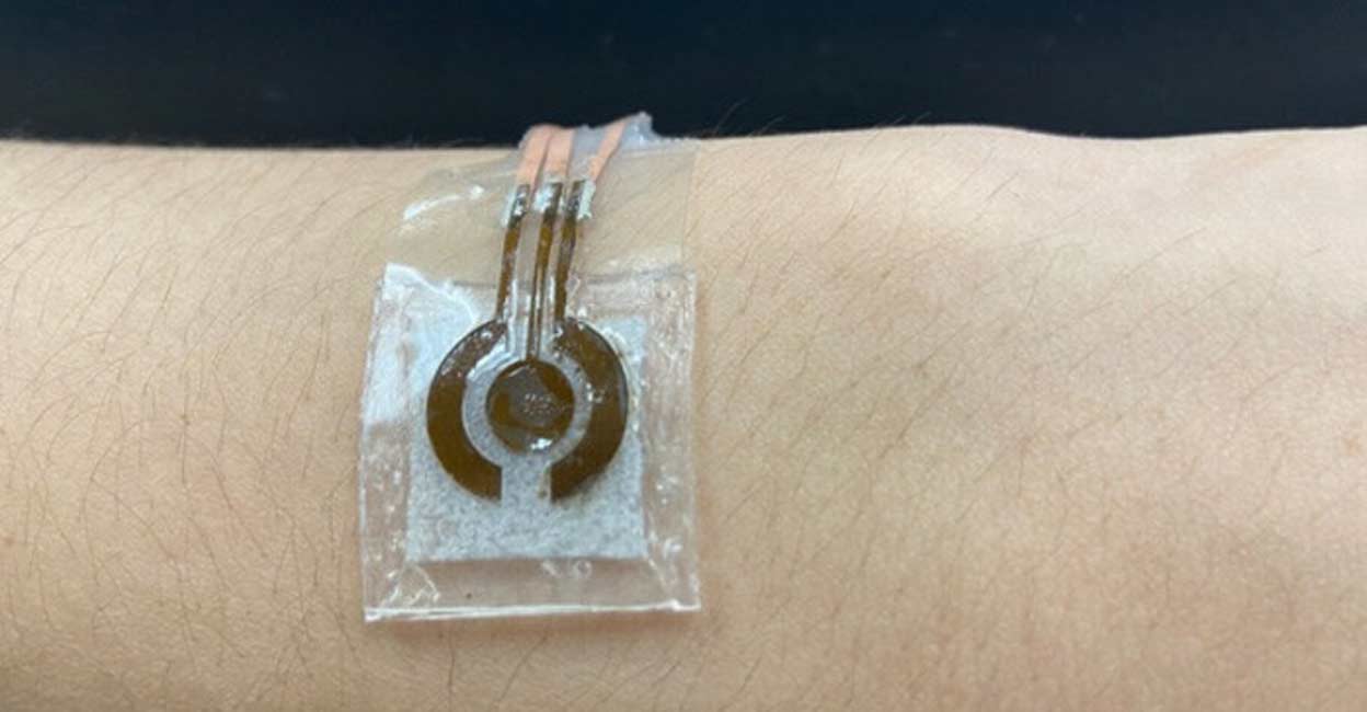 Wearable device to monitor glucose levels using sweat developed