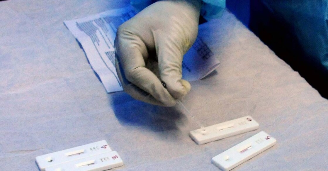 Kolkata: Seers undergo COVID-19 Rapid Antigen Tests at a COVID testing center set up at the Babughat transit camp, on their way to the Gangasagar Mela, in Kolkata on Jan 8, 2021. (Photo: Kuntal Chakrabarty/IANS) Representative image shows seers undergoing COVID-19 Rapid Antigen Tests at a Covid testing center, in Kolkata. Image courtesy: IANS